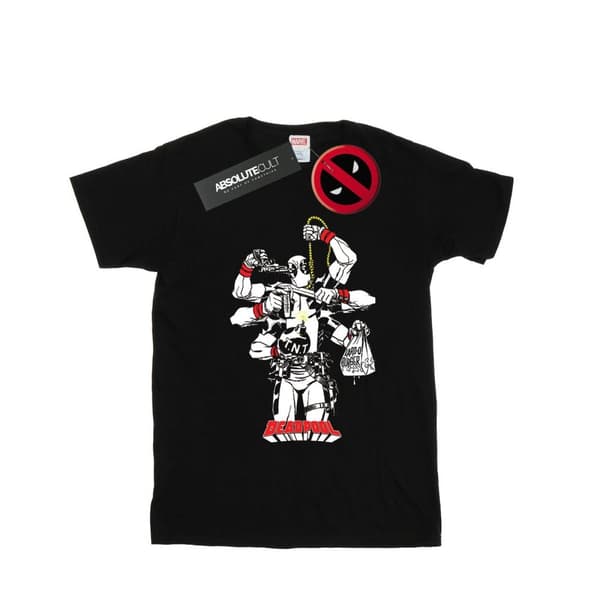 Marvel Womens/Ladies Deadpool Multitasking Cotton Boyfriend T-Shirt