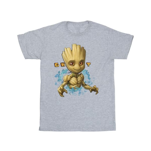 Guardians Of The Galaxy T-shirt med blommor från Groot för pojkar