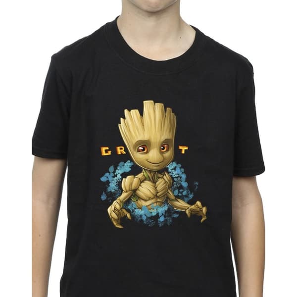 Guardians Of The Galaxy T-shirt med blommor från Groot för pojkar