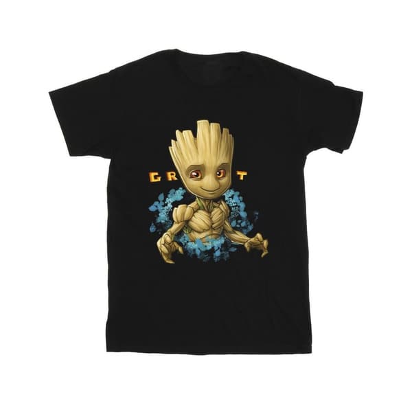 Guardians Of The Galaxy T-shirt med blommor från Groot för pojkar