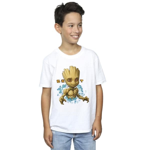 Guardians Of The Galaxy T-shirt med blommor från Groot för pojkar