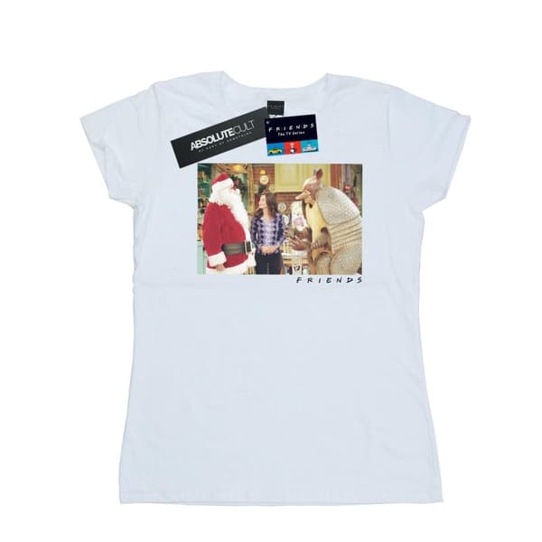 Friends Womens/Ladies The Holiday Armadillo Cotton T-Shirt White XL