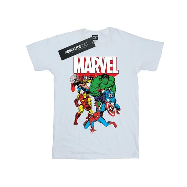 Marvel T-shirt för pojkar med hjältegrupp