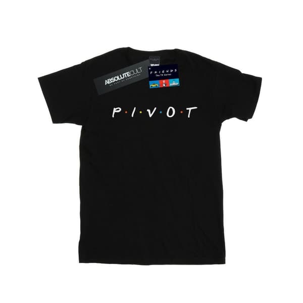 Friends Girls Pivot Logo Cotton T-Shirt