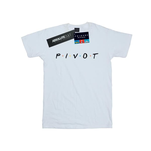 Friends T-shirt i bomull med Pivot-logotyp för flickor