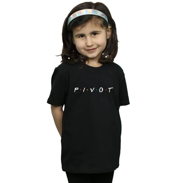 Friends Girls Pivot Logo Cotton T-Shirt