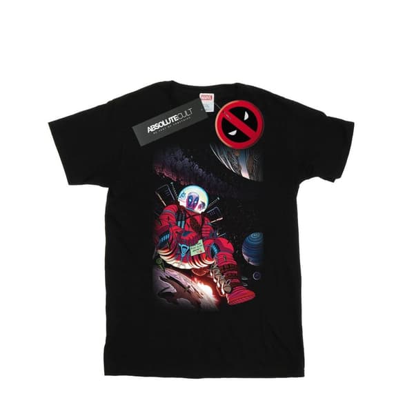 Marvel Dam/Tjej Deadpool Astronaut Bomull Boyfriend T-shirt
