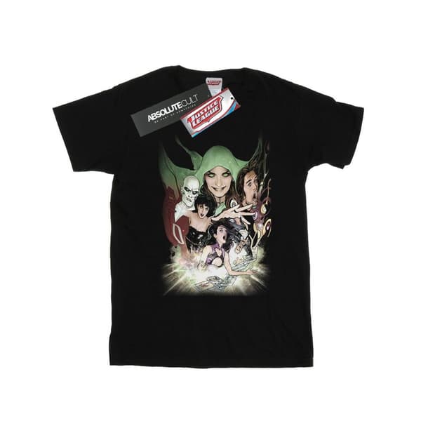 DC Comics Boys Justice League Dark Cover T-Shirt Black 12-13 Years