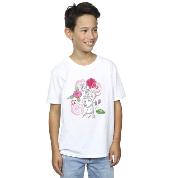 Disney T-shirt med blommor från 101 Dalmatiner för pojkar