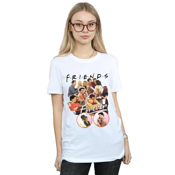 Friends Womens/Ladies Forever Collage Cotton Boyfriend T-Shirt