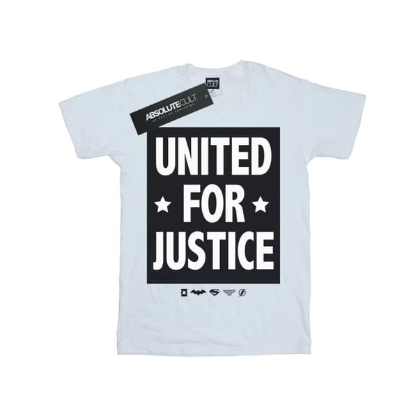 DC Comics Justice League United For Justice T-shirt i bomull för flickor