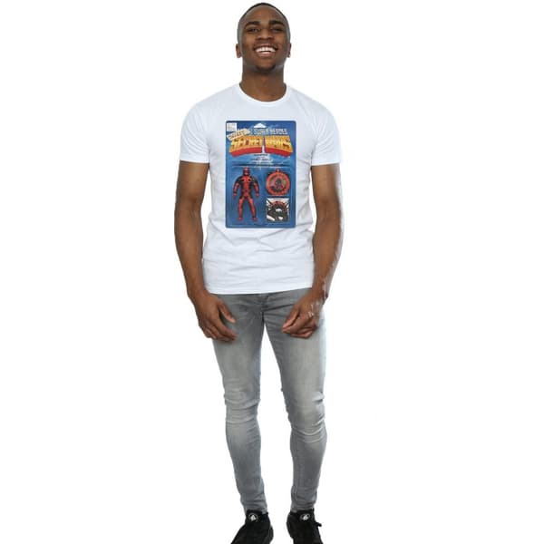 Marvel Mens Deadpool Secret Wars Action Figure T-Shirt