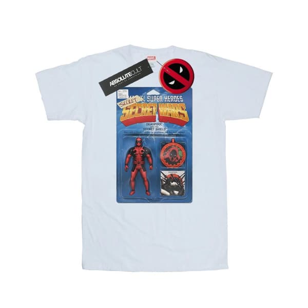 Marvel Mens Deadpool Secret Wars Action Figure T-Shirt