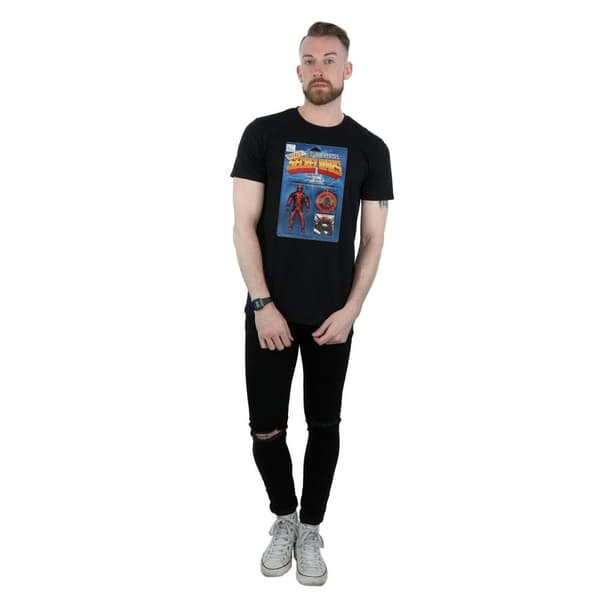 Marvel Mens Deadpool Secret Wars Action Figure T-Shirt