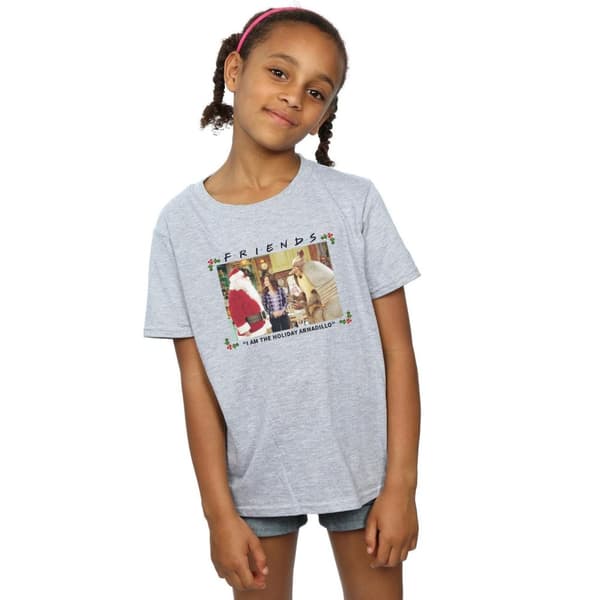 Friends Girls I Am The Holiday Armadillo Cotton T-Shirt