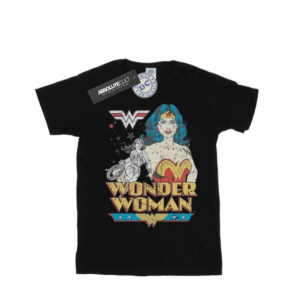 DC Comics Womens/Ladies Wonder Woman Posing Cotton Boyfriend T-Shirt