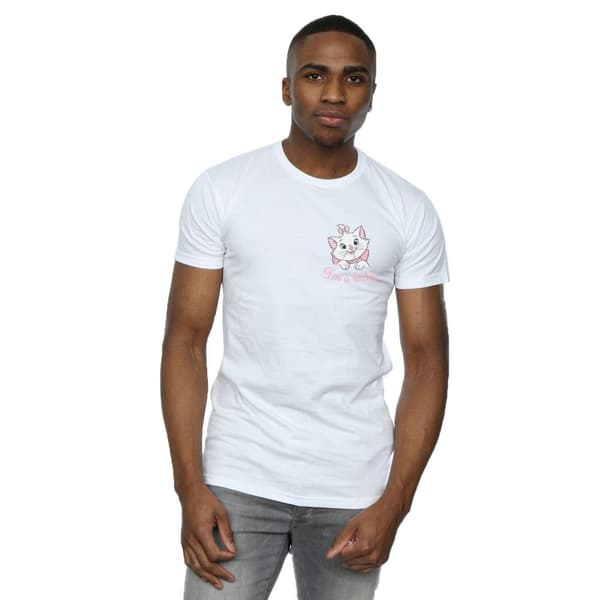 Disney Mens Aristocats Marie I´m A Lady Breast Print T-Shirt