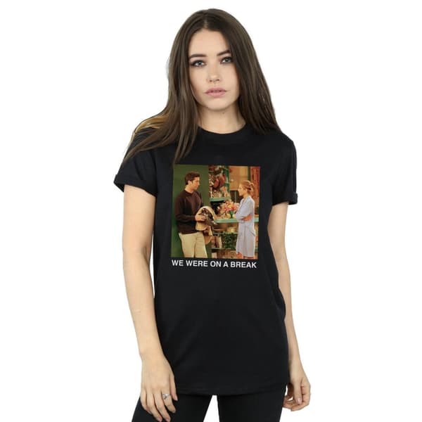 Friends Dam/Tjej We Were On A Break Robe Bomull Boyfriend T-shirt