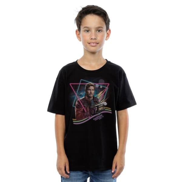 Marvel Guardians Of The Galaxy Neon Star Lord T-shirt för pojkar