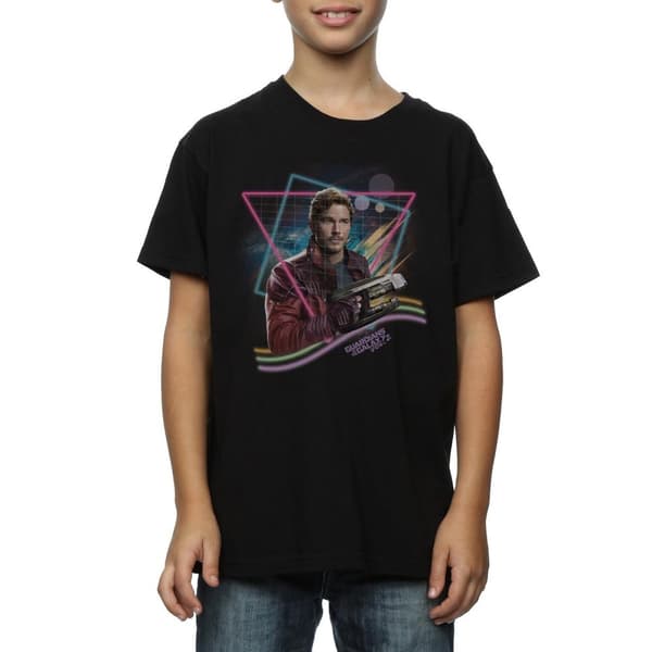 Marvel Guardians Of The Galaxy Neon Star Lord T-shirt för pojkar