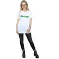 Miniatyrbild 4 av 5: DC Comics Dam/Tjej Green Lantern Text Logo Bomull Boyfriend T-shirt