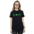 Miniatyrbild 2 av 5: DC Comics Dam/Tjej Green Lantern Text Logo Bomull Boyfriend T-shirt