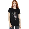 Miniatyrbilde 2 av 3: Disney Womens/Ladies Frozen Sven And Olaf Christmas Ornaments Cotton Boyfriend T-Shirt