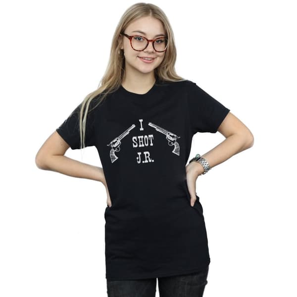 Dallas Womens/Ladies I Shot J.R. Cotton Boyfriend T-Shirt