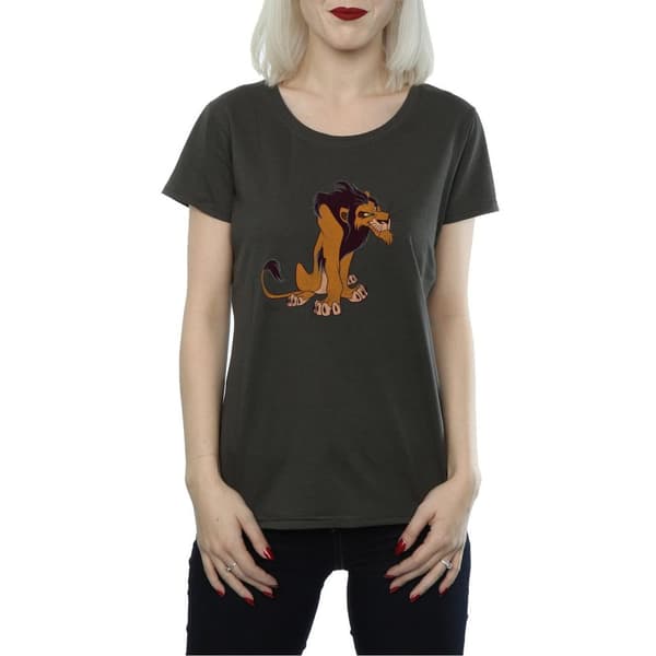 Disney Womens/Ladies Classic Scar Cotton T-Shirt