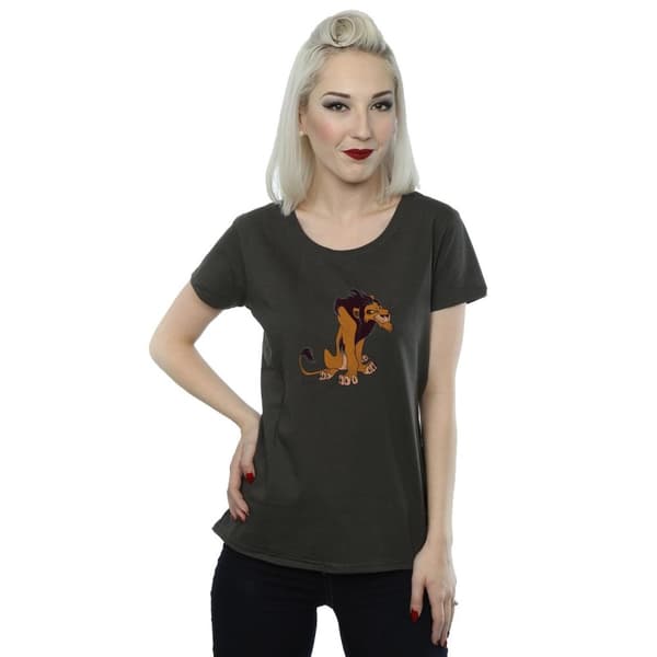 Disney Womens/Ladies Classic Scar Cotton T-Shirt