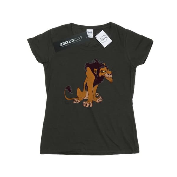 Disney Womens/Ladies Classic Scar Cotton T-Shirt