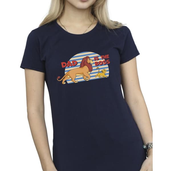 Disney Womens/Ladies The Lion King Dad Boss Cotton T-Shirt