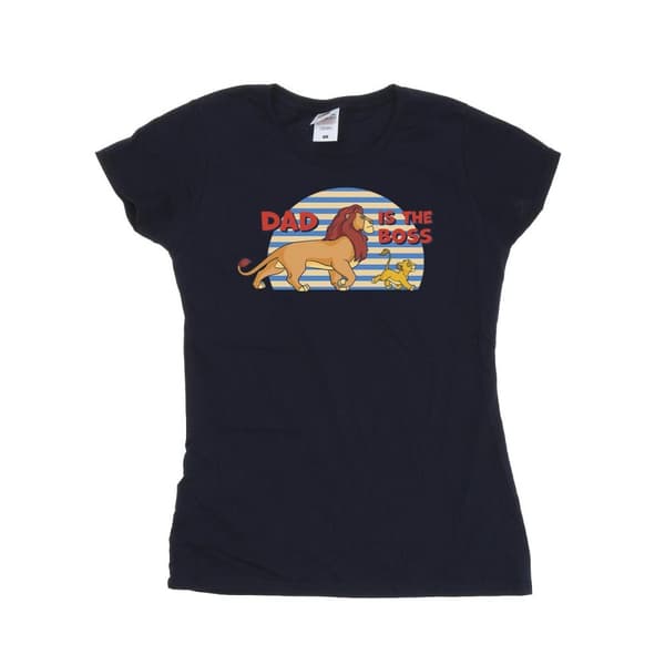Disney Womens/Ladies The Lion King Dad Boss Cotton T-Shirt