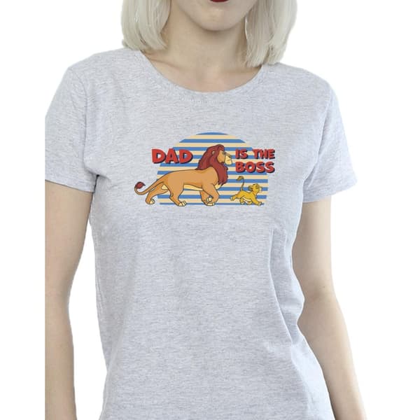 Disney Womens/Ladies The Lion King Dad Boss Cotton T-Shirt