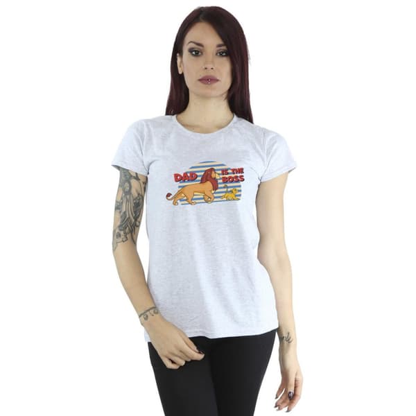 Disney Womens/Ladies The Lion King Dad Boss Cotton T-Shirt
