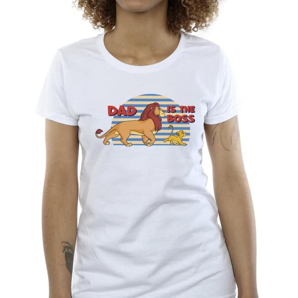 Disney Womens/Ladies The Lion King Dad Boss Cotton T-Shirt
