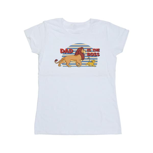 Disney Womens/Ladies The Lion King Dad Boss Cotton T-Shirt