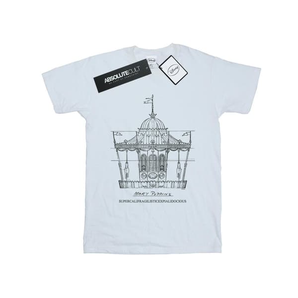 Disney Mary Poppins-karusellens skiss-T-shirt för herrar