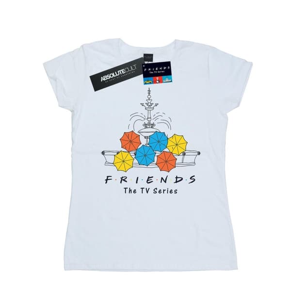 Friends Womens/Ladies Fountain And Umbrellas Cotton T-Shirt