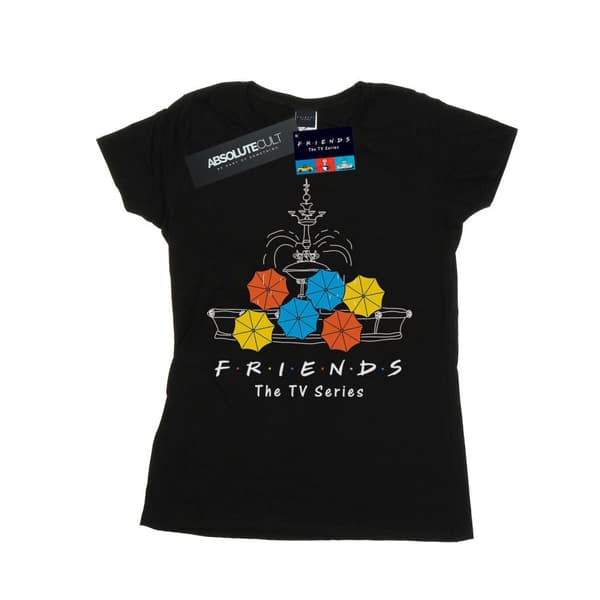Friends Womens/Ladies Fountain And Umbrellas Cotton T-Shirt