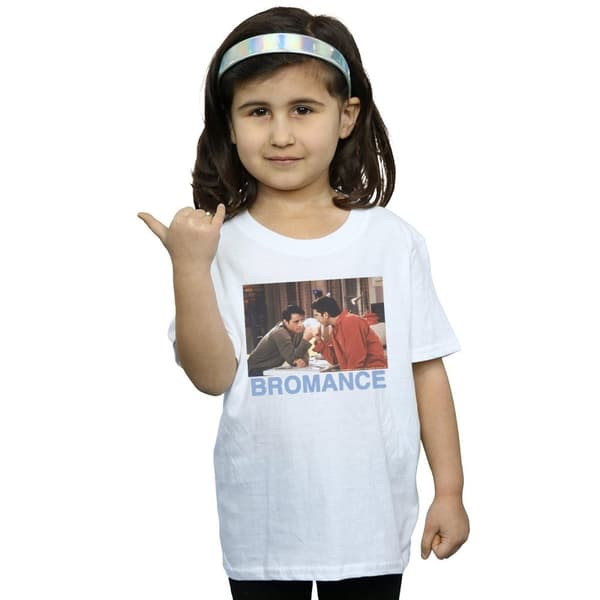 Friends Girls Joey And Ross Bromance Cotton T-Shirt