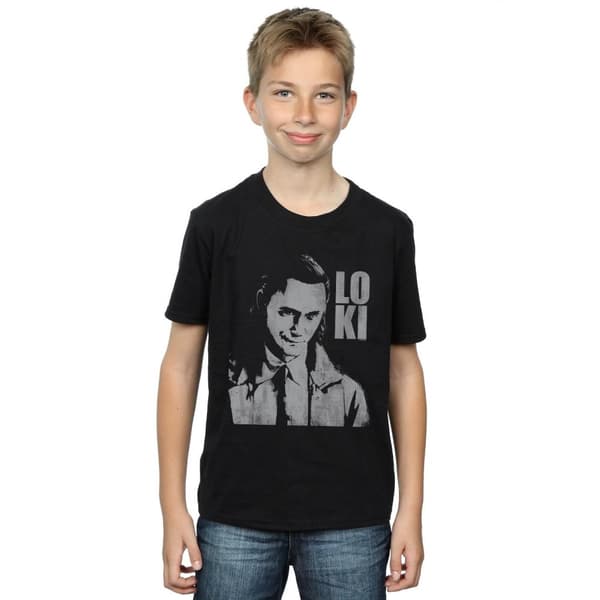Marvel Pojkar - Loki Head Poster T-shirt
