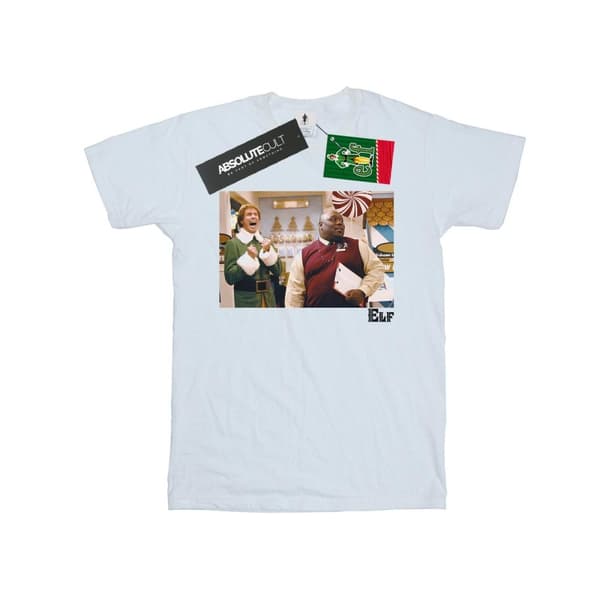 Elf Womens/Ladies Christmas Store Cheer Cotton Boyfriend T-Shirt