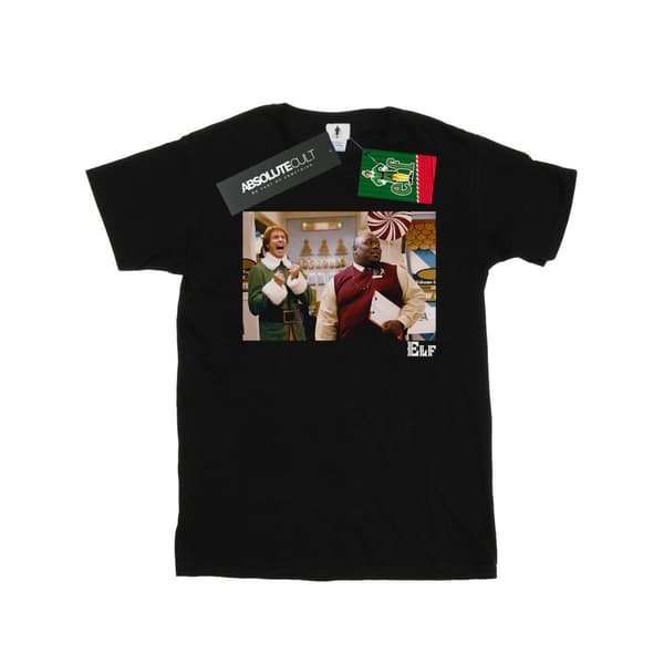 Elf Womens/Ladies Christmas Store Cheer Cotton Boyfriend T-Shirt