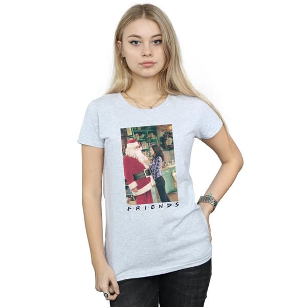 Friends Womens/Ladies Chandler Claus Cotton T-Shirt