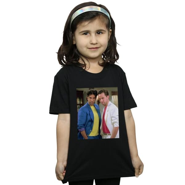 Friends Girls 80´s Ross And Chandler Cotton T-Shirt