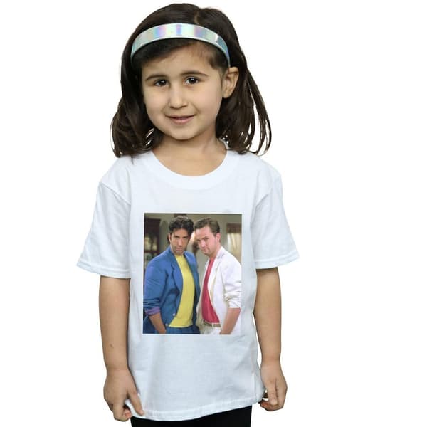 Friends Girls 80´s Ross And Chandler Cotton T-Shirt