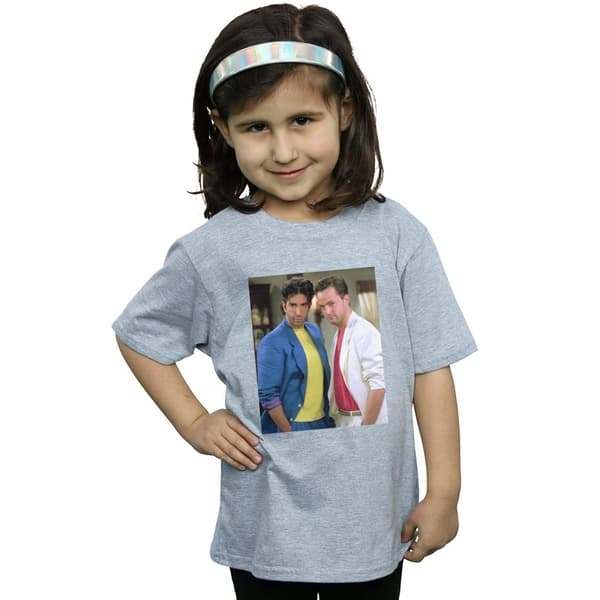 Friends Girls 80´s Ross And Chandler Cotton T-Shirt