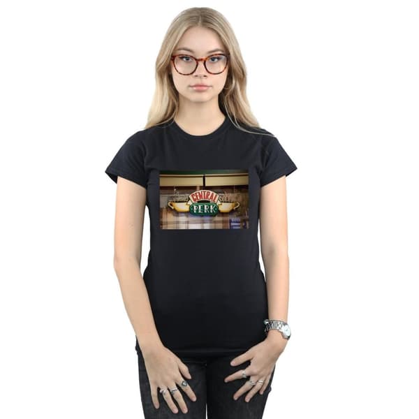 Friends T-shirt i bomull med foto av Central Perk - dam/dam