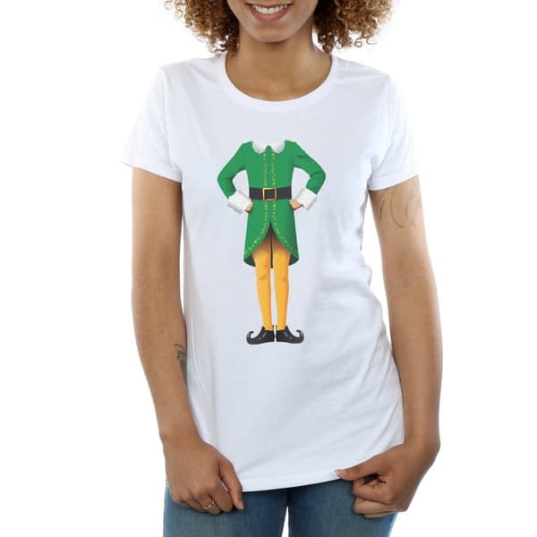 Elf Womens/Ladies Buddy Costume Cotton T-Shirt